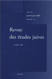 Revue Des Etudes Juives