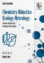 Chemistry-didactics-ecology-metrology