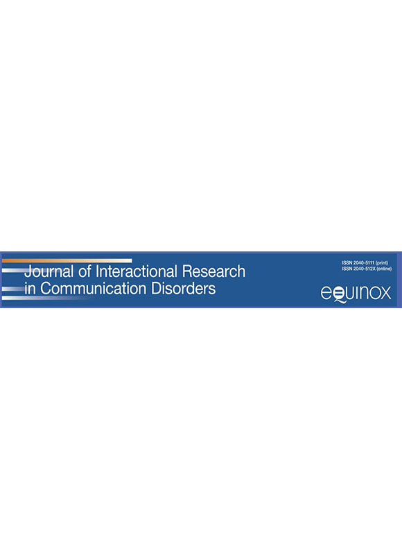 Journal Of Interactional Research In Communication Disorders