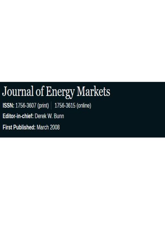 Journal Of Energy Markets