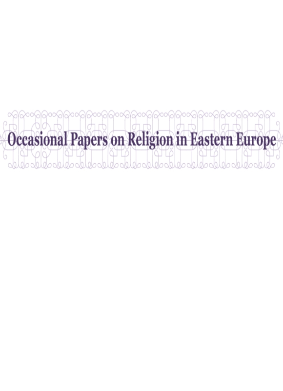 Occasional Papers On Religion In Eastern Europe