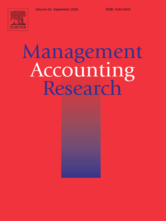 Journal Of Management Accounting Research