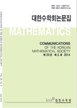 Communications Of The Korean Mathematical Society