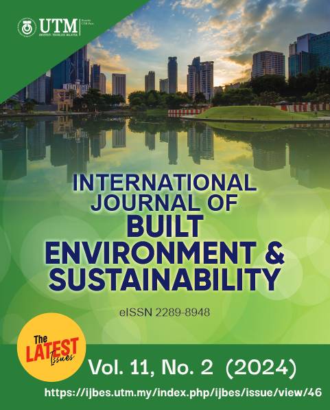 International Journal Of Built Environment And Sustainability