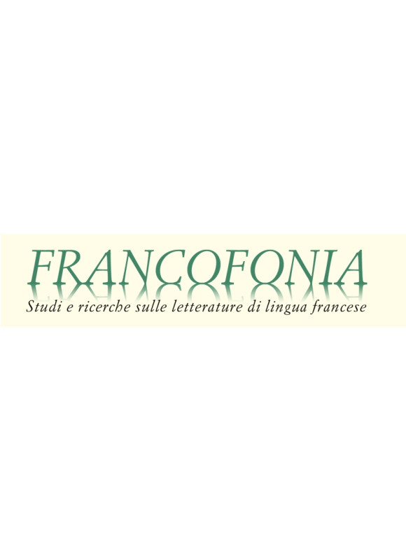 Francofonia-studi E Ricerche Sulle Letterature Di Lingua Francese