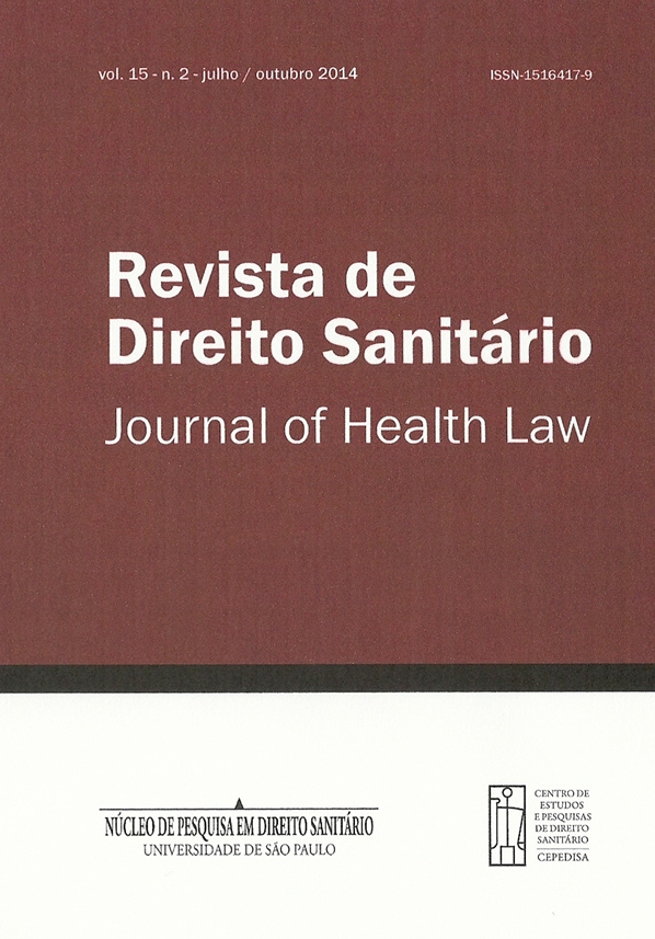 Revista De Direito Sanitario-journal Of Health Law